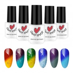 Gelfavor Temperature Change UV Gel Polish LED Shiny Soak Off Lacquer Varnish Nail Art 7ml Manicure