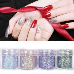 Glitter Nail Decoration Powder Manicure Salon Shinning Tips UV Gel DIY Design