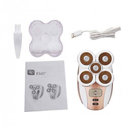 Global Voltage IPX7 Electric Epilator Underarm Bikini Shaver Remover Waterproof Shaver Razor