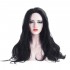 Glueless Lace Front Full Wig 24" Women Lady Body Wave Wavy Wig With Black Hair