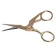 Gold Bronze Stork Embroidery Scissors Eyebrow Ear Hair Trimmer Gold Bronze Stork Embroidery Scissors Eyebrow Ear Hair Trimmer