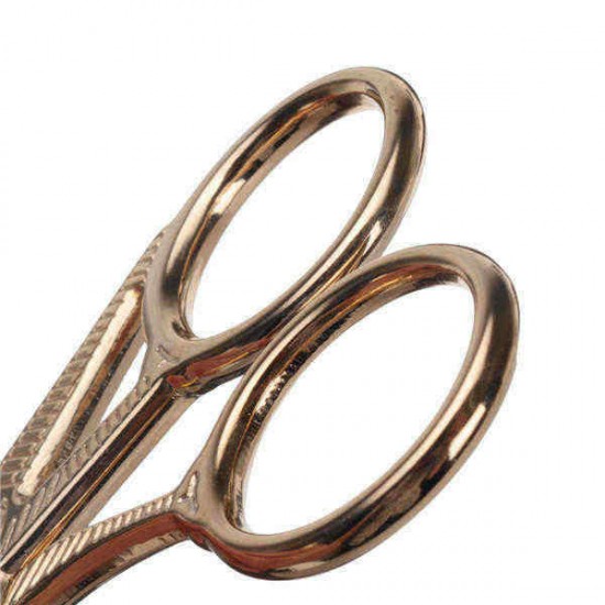 Gold Bronze Stork Embroidery Scissors Eyebrow Ear Hair Trimmer Gold Bronze Stork Embroidery Scissors Eyebrow Ear Hair Trimmer