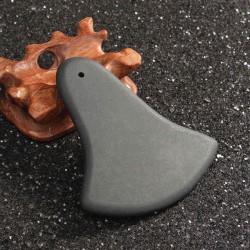 Gua Sha Massager Black Bian Stone Board Manual Scraping Tool Health Care