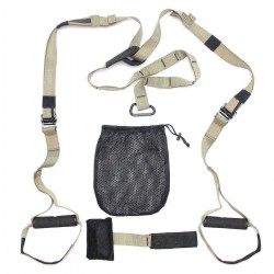 Gym Yoga Training Suspension Strap Set Full Body Fitness Workout Stretch Exercise