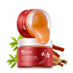 HIGO Red Ginseng Firming Hydrating Fades Fine Lines Moisturizing Beauty Neck Mask