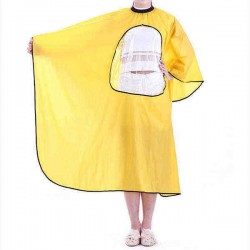 Hairdressing Robe Cloth Waterproof Barber Hairdresser Salon Cape Gown With Phone Window