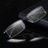Half Rim Progressive Multifocal Presbyopia Intelligent Reading Glasses Resin Lens