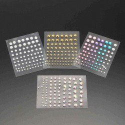 Halloween Cosplay Jewelry Eyes Makeup Crystal Eyes Sticker Tattoo Diamond Glitter Makeup Sticker