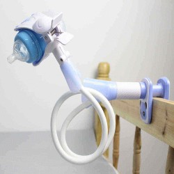 Handfree 360° Rotation Baby Water Milk Bottle Holder Bracket 1.05M Long Arms Stand
