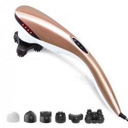 Handheld Electric Vibrating Neck Back Massager Relax Body Foot Dolphin Therapy