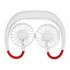 Hanging USB Rechargeable Dual Fan Mini Air Cooler Personal Fan Hands-Free Neck Band Summer Fan Portable