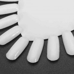 Heart Shaped False Nail Art Display Practice Wheel 21 Tips