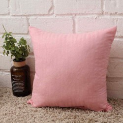 Hot Solid Hot Pillowcase Simple Plain Decorative Cushion Cover Home Decoration Products Sofa Car Chair Pillow Case Company Gifts