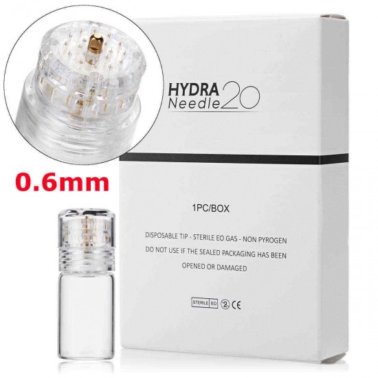 Hydra 20 Titanium Microneedle Applicator Bottle Reusable Derma Stamp Mesotherapy Hydra 20 Titanium Microneedle Applicator Bottle Reusable Derma Stamp Mesotherapy