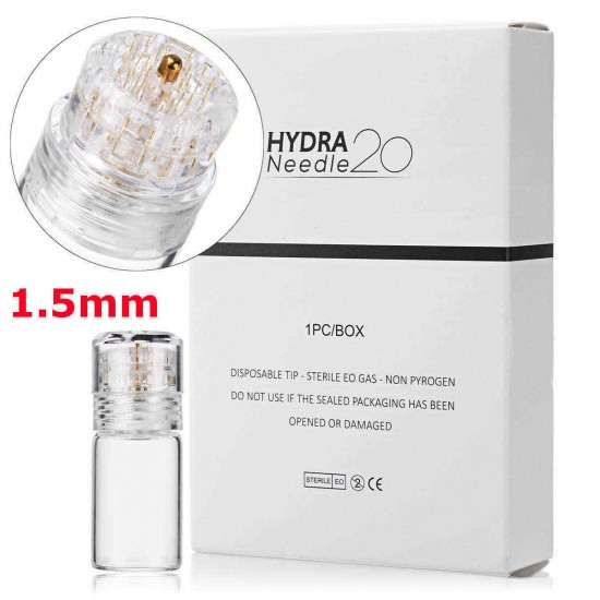 Hydra 20 Titanium Microneedle Applicator Bottle Reusable Derma Stamp Mesotherapy Hydra 20 Titanium Microneedle Applicator Bottle Reusable Derma Stamp Mesotherapy
