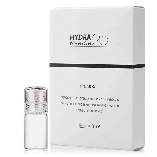 Hydra 20 Titanium Microneedle Applicator Bottle Reusable Derma Stamp Mesotherapy Hydra 20 Titanium Microneedle Applicator Bottle Reusable Derma Stamp Mesotherapy