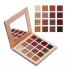 IMAGIC 16 Colors Matte Shimmer Eyeshadow Palette Glitter Smoky Earth Color Eye Shadow Long-Lasting