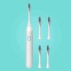 IP65 Waterproof Sonic Rechargeable Electric Toothbrush 4 Replacement Soft Oral Brush Heads IP65 Waterproof Sonic Rechargeable Electric Toothbrush 4 Replacement Soft Oral Brush Heads