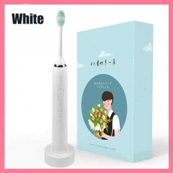 Inductive Charging Sonic Electric Toothbrush Oral Electronic Power Toothbrushes Remove Plaque Teeth Whitening for Kids Adults 3 Replaced Toothbrush Head