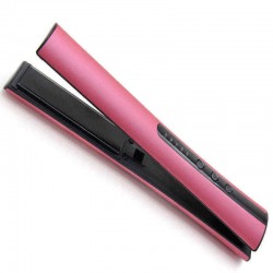 JINDING Hair Straightener Rose Red 5 Levels Temperature Setting with Stand Holder 220V-240V