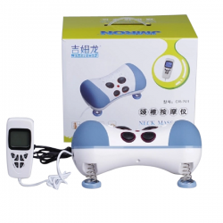 JMRON VR-701 Electric Digital Tens Neck Massager Pillow Cervical Vertebra Massage