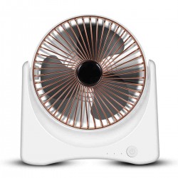 KCASA 210 Rotation Air Circulation Fan Mute Desktop Fans Cooler Atmosphere Convection Ventilation Electric Fan for Home Office