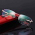 KCASA Bifocal Reading Glasses An-uv Resin Lens Presbyopia Metal Alloy Frame Anti Fatigue