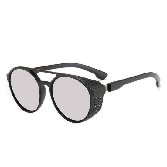 KCASA Fashion Sunglasses Men Women Punk Retro Round Sunglasses Anti-UV KCASA Fashion Sunglasses Men Women Punk Retro Round Sunglasses Anti-UV