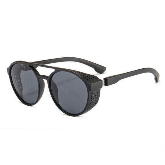 KCASA Fashion Sunglasses Men Women Punk Retro Round Sunglasses Anti-UV KCASA Fashion Sunglasses Men Women Punk Retro Round Sunglasses Anti-UV