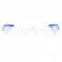 KCASA Light Weight Blue Rimless Resin Magnifying Best Reading Glasses Fatigue Relieve