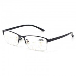 KCASA Progressive Multi-focus Reading Glasses Multifocal Metal Glass 9609