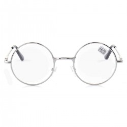 KCASA Round Metal Frame Presbyopic Best Reading Glasses Eyeglassess Fatigue Relieve