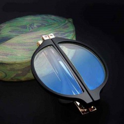 KCASA TR Resin Anti-blue Folding Reading Glasses Computer Anti Harmful Blue Rays Presbyopic