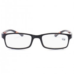 KCASA TR90 Portable Durable light Weight Resin Black Reading Glasses Extremely Flexible