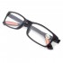 KCASA TR90 Portable Durable light Weight Resin Black Reading Glasses Extremely Flexible