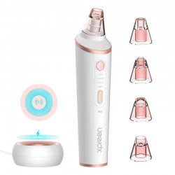 KCASA XPREEN Vacuum Pore Cleaner Electric LED Light  Blackhead Remover Suction Tool W/ Wireless Charge Base