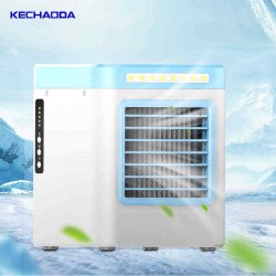 KECHAODA USB Mini Portable Air Conditioner Humidifier Purifier Desktop Air Cooling Fan Air Cooler Fan for Office Home
