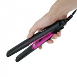 KEMEI Hair Straightener Styling Flat Ceramic Tourmaline Plate Perm Hairdress Tools