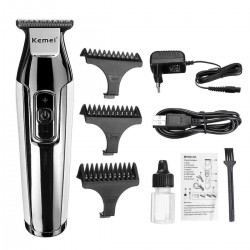 KM-5027 Cordless Rechargeable Hair Clipper LCD Hair Trimmer Hair Cutting Kits