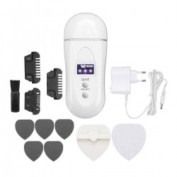 KM-6810 Rechargeable Electric Hair Remover Painless Epilator Trimmer Shaver Infrared Heating