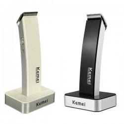 Kemei 110-240V Men Rechargeable Electric Hair Trimmer Beard Clipper Haircut Set Kit Cordless