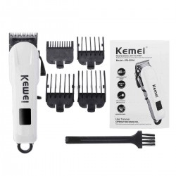Kemei Professional LCD Electric Rechargeable Hair Trimmer Cordless Clipper Shaver