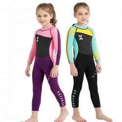 Kids Scuba One-piece Diving Suit UV Protection Neoprene Snorkeling Wetsuit Surfing Swimwear Protect Against Jellyfish