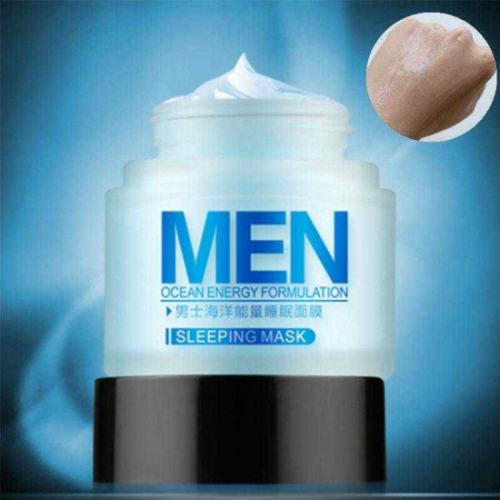 LAIKOU Men Ocean Energy Formulation Sleeping Face Mask Moisturizing Oil Control Shrink Pores LAIKOU Men Ocean Energy Formulation Sleeping Face Mask Moisturizing Oil Control Shrink Pores