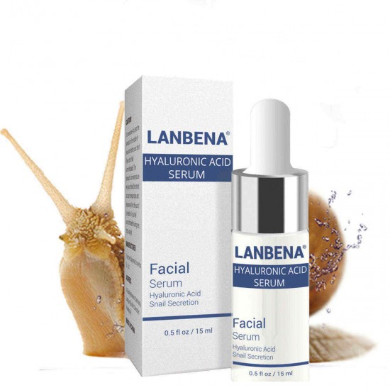 LANBENA Hyaluronic Acid Serum Snail Essence Moisturizing Acne Treatment Repair Anti-Aning Winkles LANBENA Hyaluronic Acid Serum Snail Essence Moisturizing Acne Treatment Repair Anti-Aning Winkles