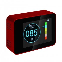 LCD Portable Air Quality Tester Health Testing Laser PM1.0 PM2.5 PM10 Detector Home Office Car Air Quality Tester