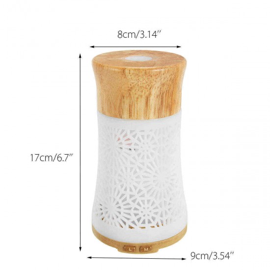 LED 7 Colors Ultrasonic Air Humidifier Purifier Aroma Oil Diffuser Aromatherapy