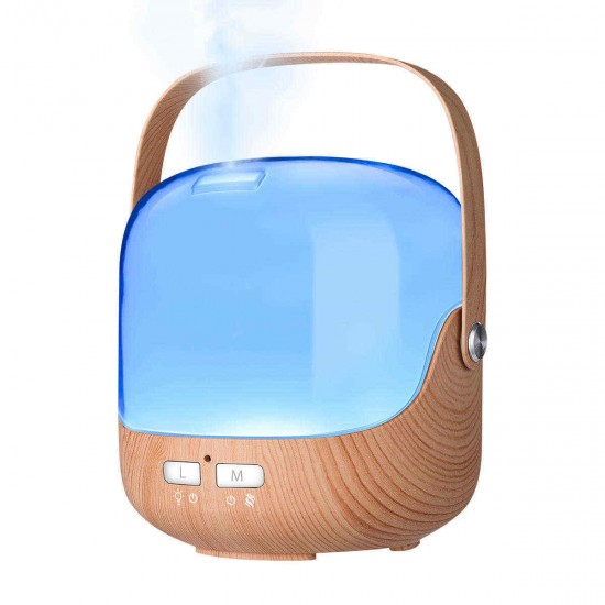 LED Aromatherapy Essential Oil Diffuser Wood Grain Cool Mist Humidifier Ultrasonic Aroma Humidifiers