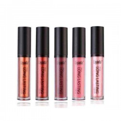 LIYADA Metallic Matte Lip Gloss Waterproof Cosmetics Liquid Lipstick Long-lasting Lips Makeup