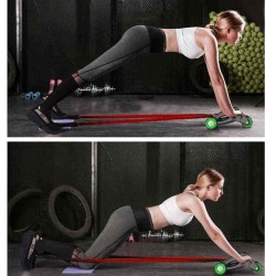 Latex Abdominal Wheel Elastic Rope Auxiliary Tension Strength Training Belt Exercise Fitness Equipment